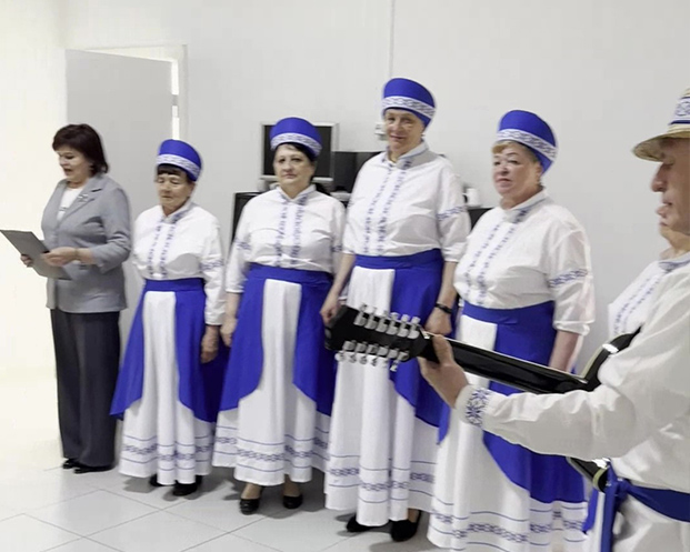 Концерт в нашем пансионате для пожилых